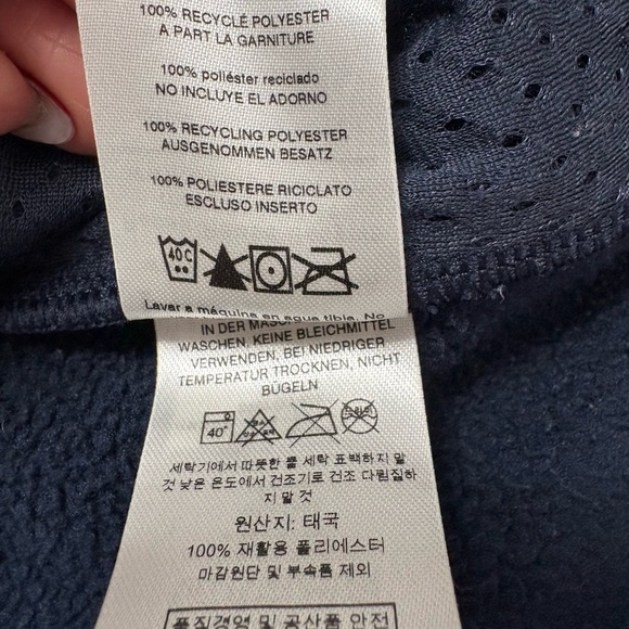 Patagonia Men's Full Zip Fleece Jacket Blue Size Large Outdoor Activewear Layer - Picture 6 of 8